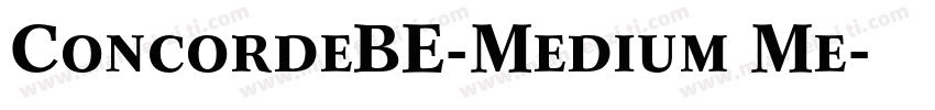 ConcordeBE-Medium Me字体转换